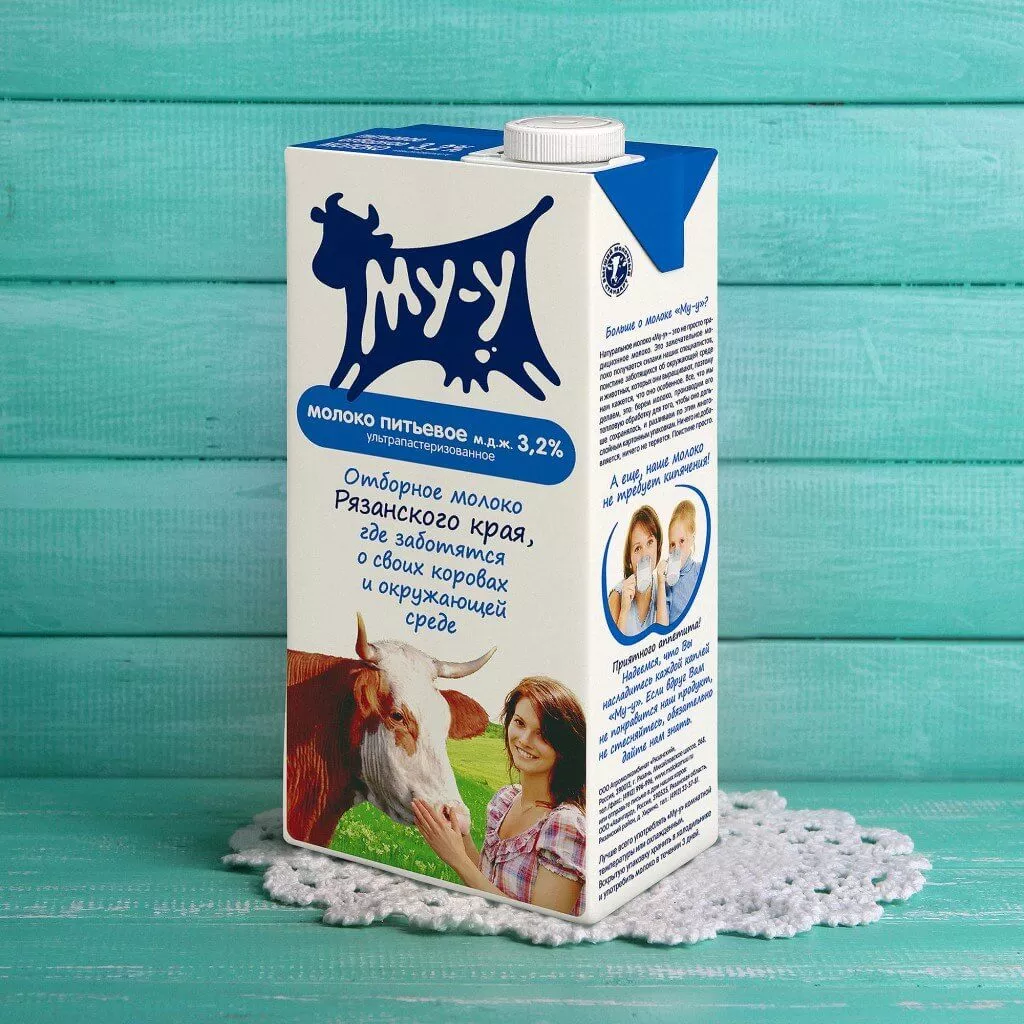 Му-у – дизайн молочных продуктов